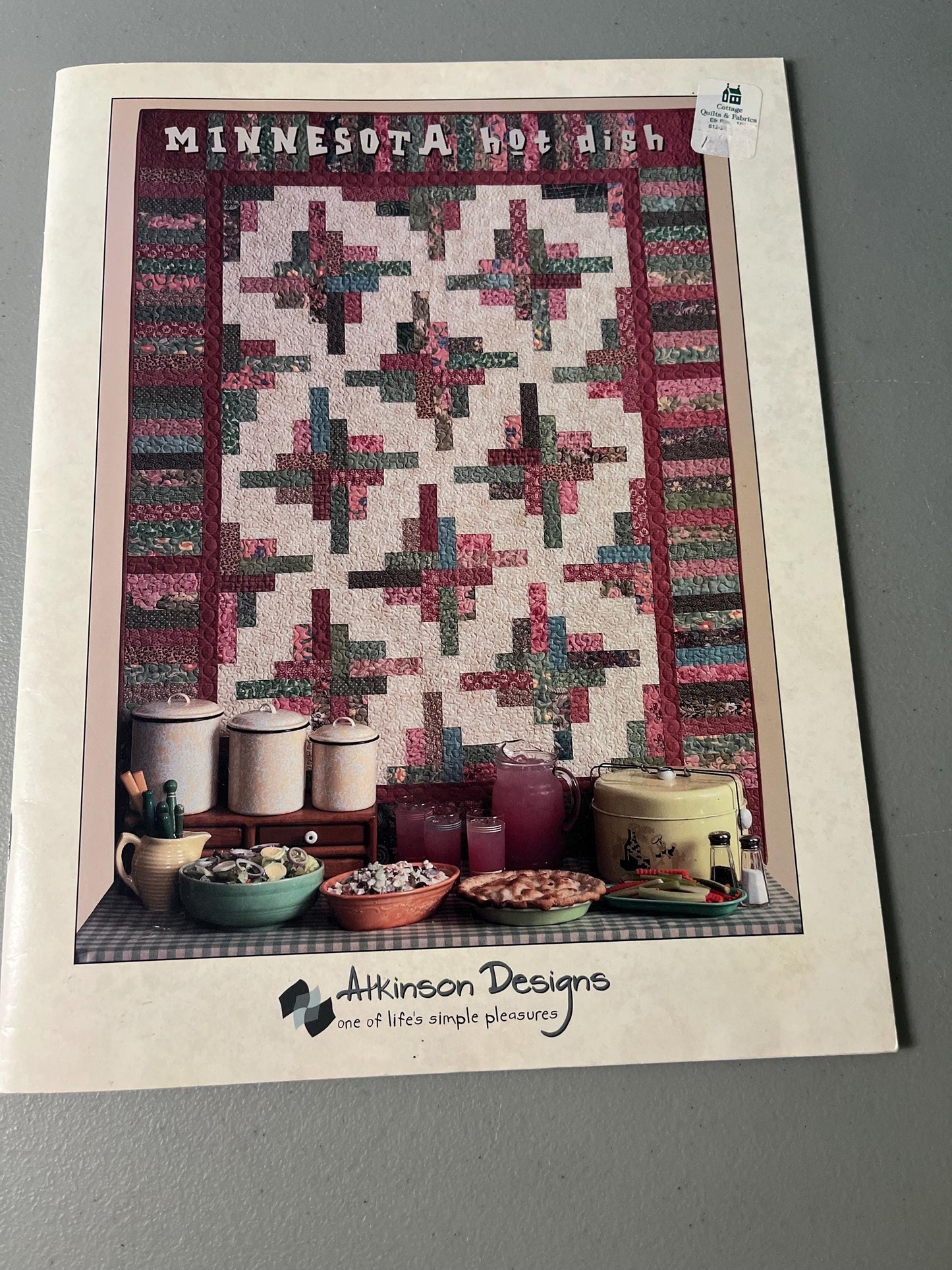 Quilting & Recipe Book - Minnesota Hot Dish