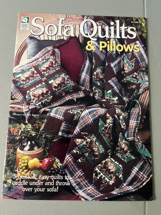 Quilting Book: Sofa Quilts and Pillows