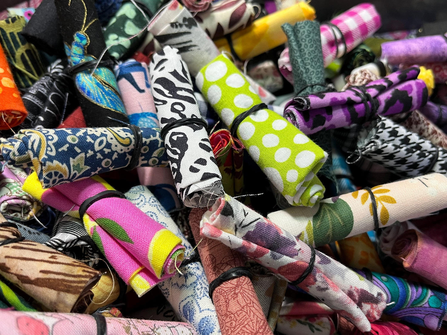 Scrappy Fabric Nugget Bundles of 8