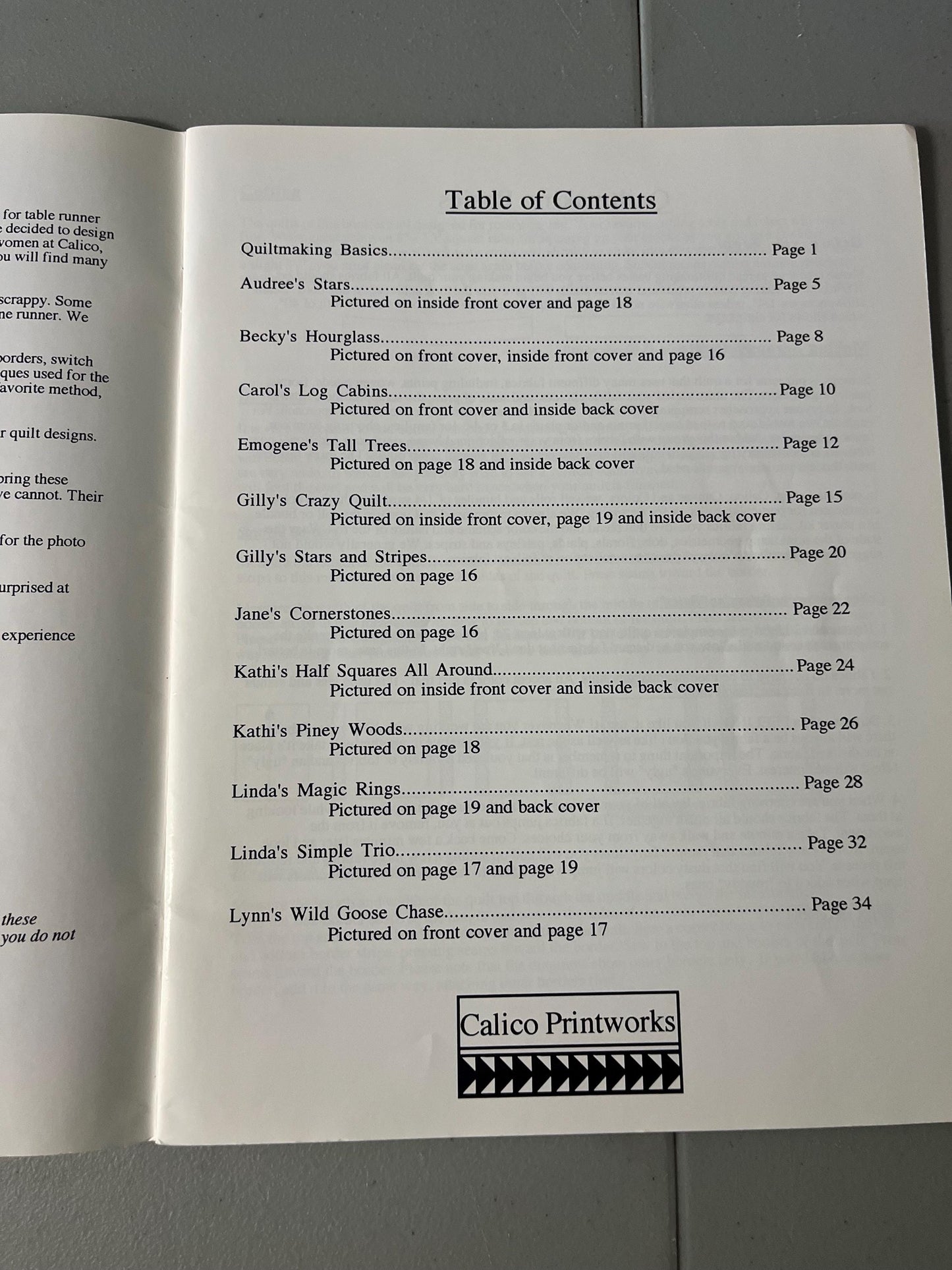 Quilting Book: Mostly Table Runners