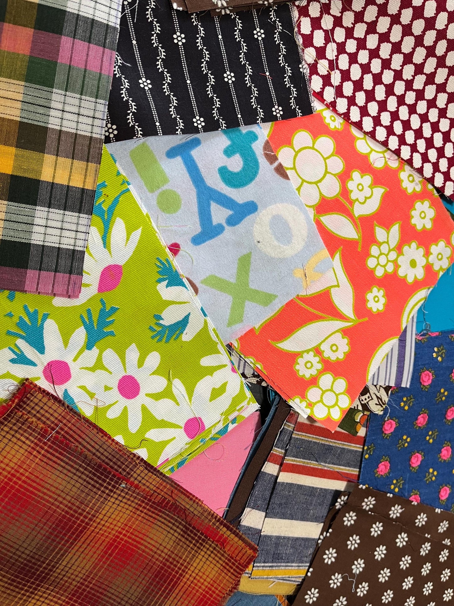 Mixed Fabric 6" x 6" Squares