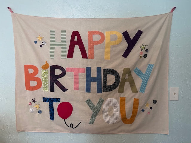 Scrappy Happy Birthday Banner (An Heirloom You'll Pull Out Every Year)