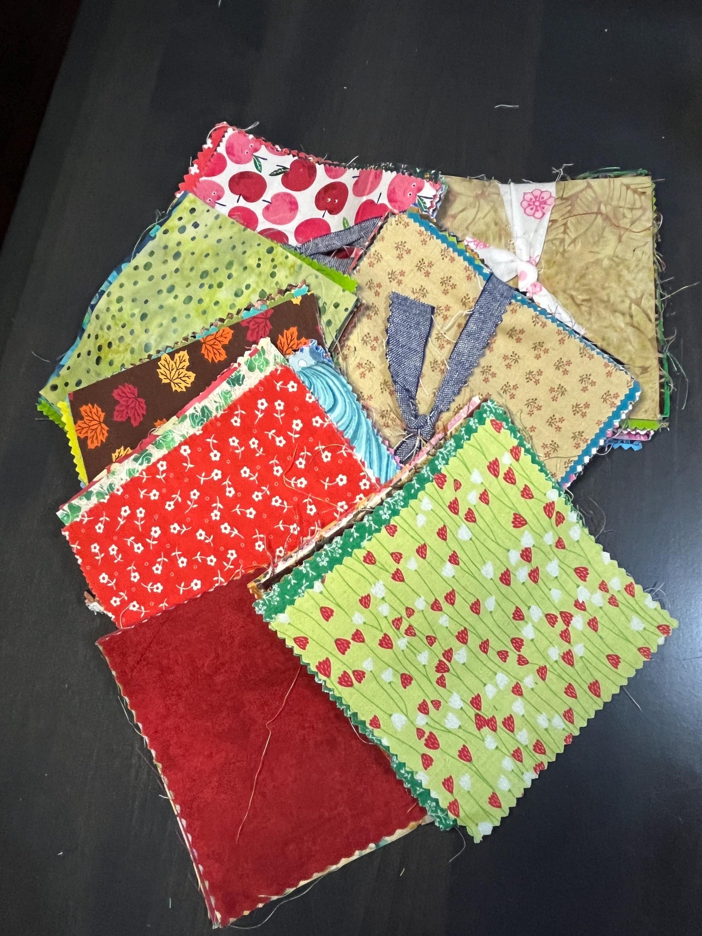 5" Squares Scrappy Cotton Fabric Bundles of 50
