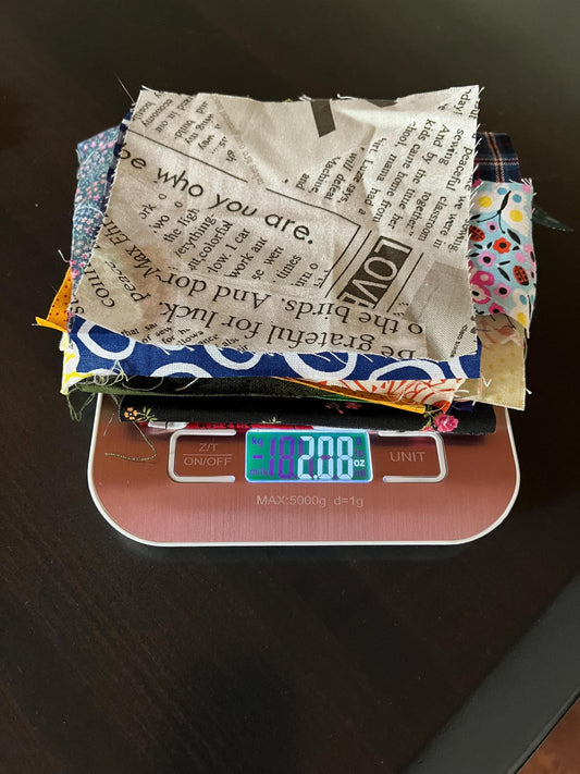 Cotton Fabric Scraps: 2 oz. Quilting & Crafting Scrappy Bundle