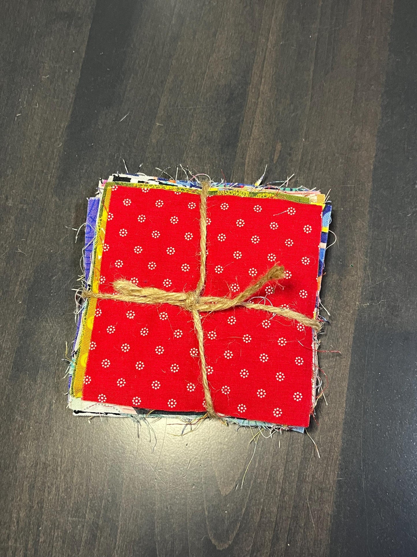 4" Squares Scrappy Cotton Fabric Bundles of 50