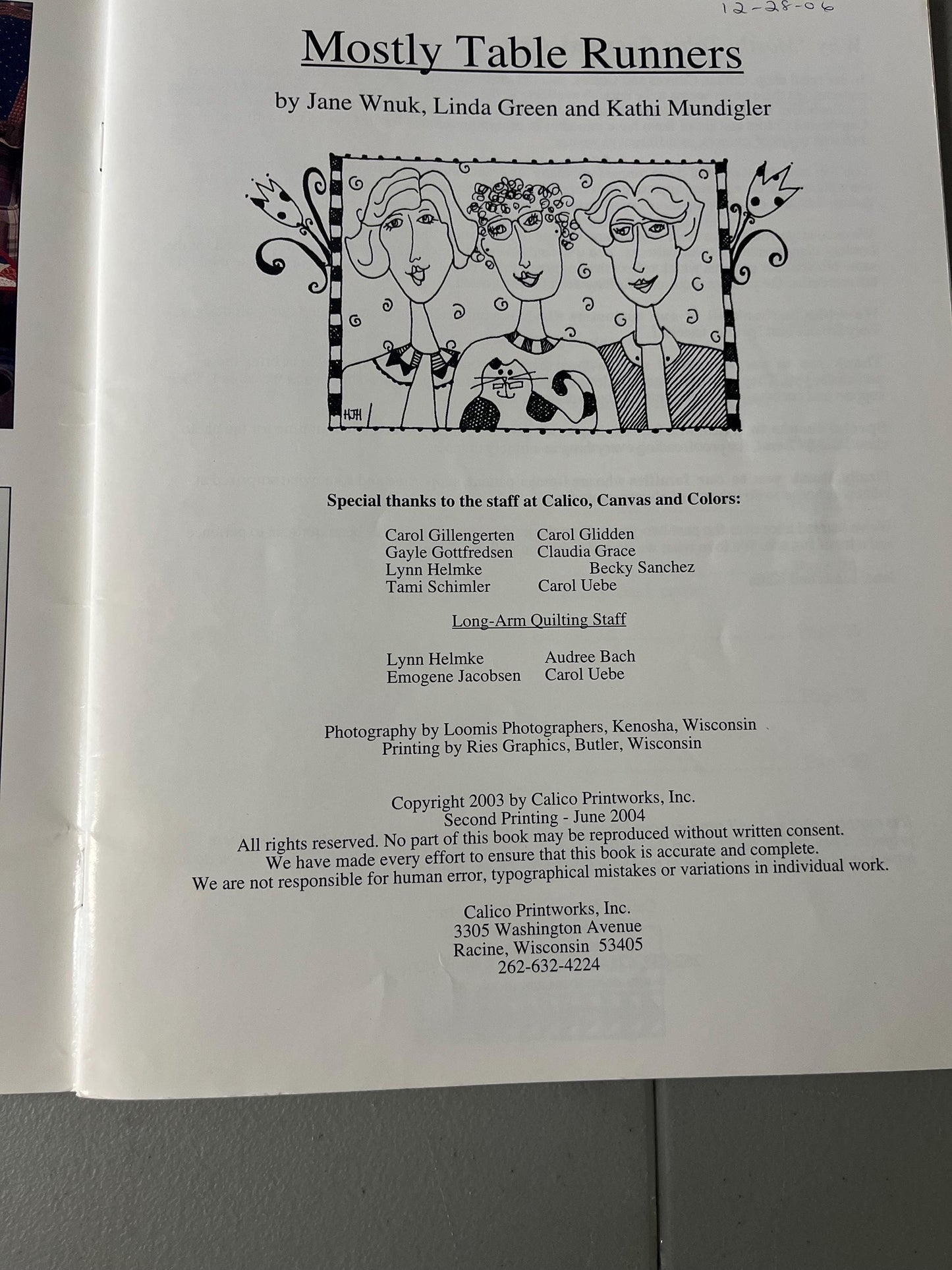 Quilting Book: Mostly Table Runners