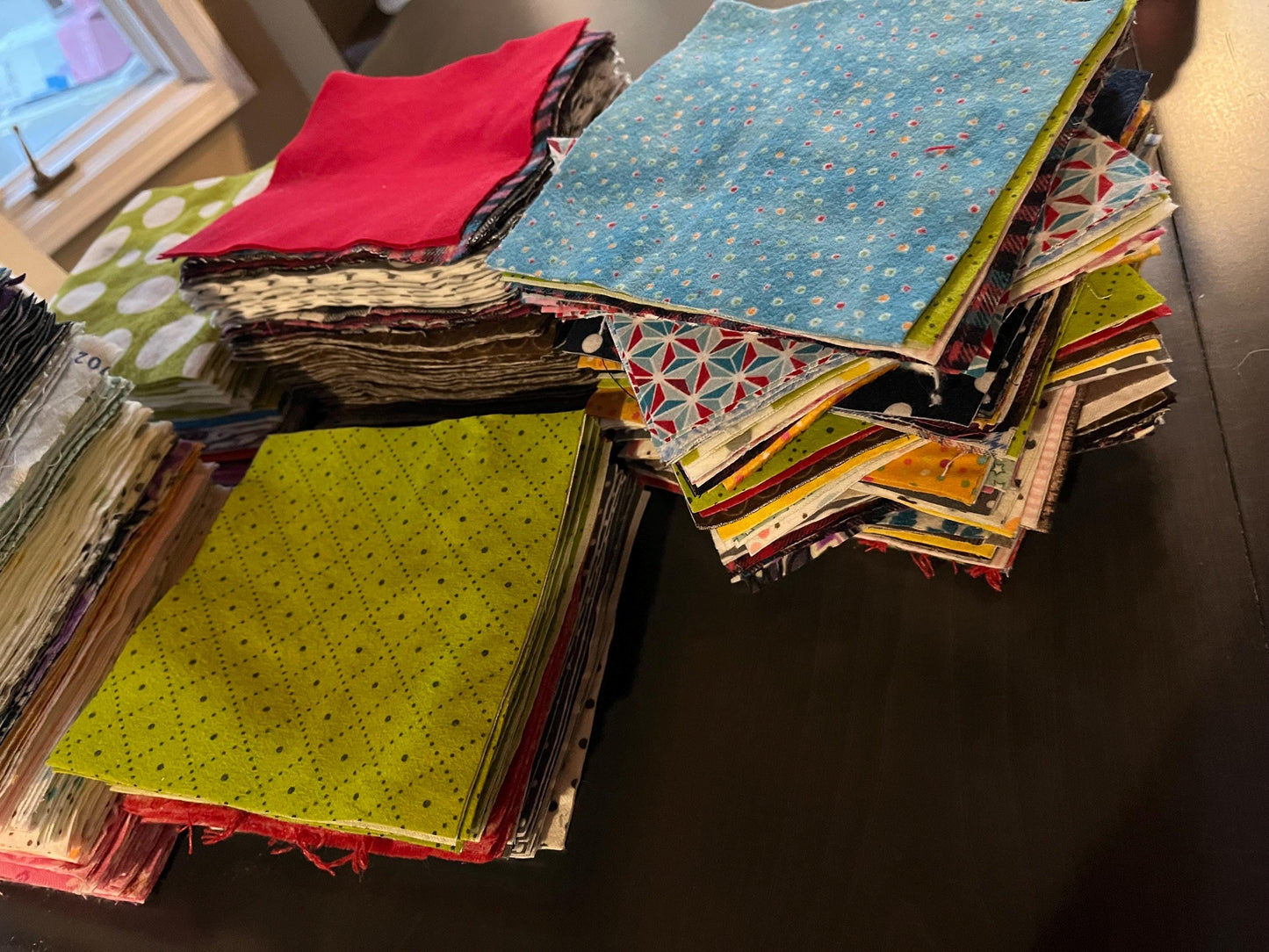 Mixed Print and Colors Flannel Fabric Squares