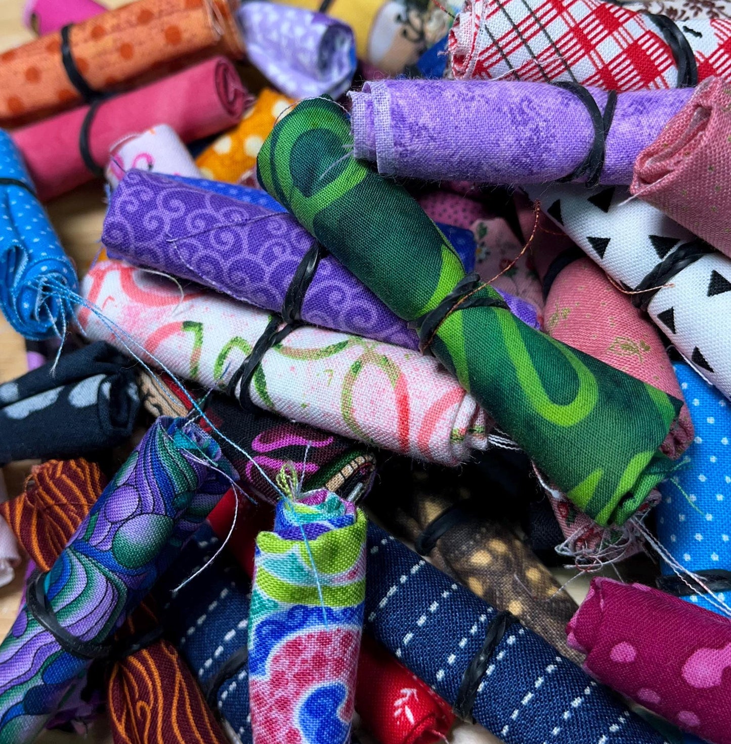 Scrappy Fabric Nugget Bundles of 8