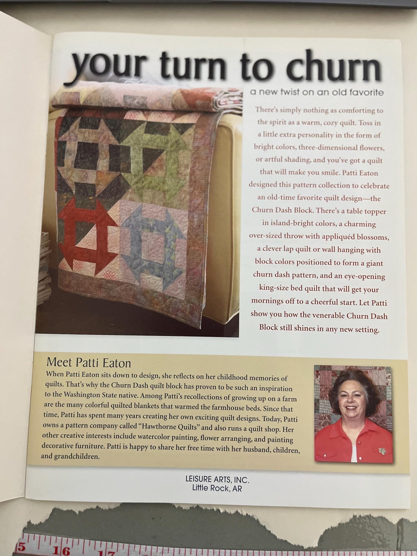 Quilting Book: Your Turn to Churn