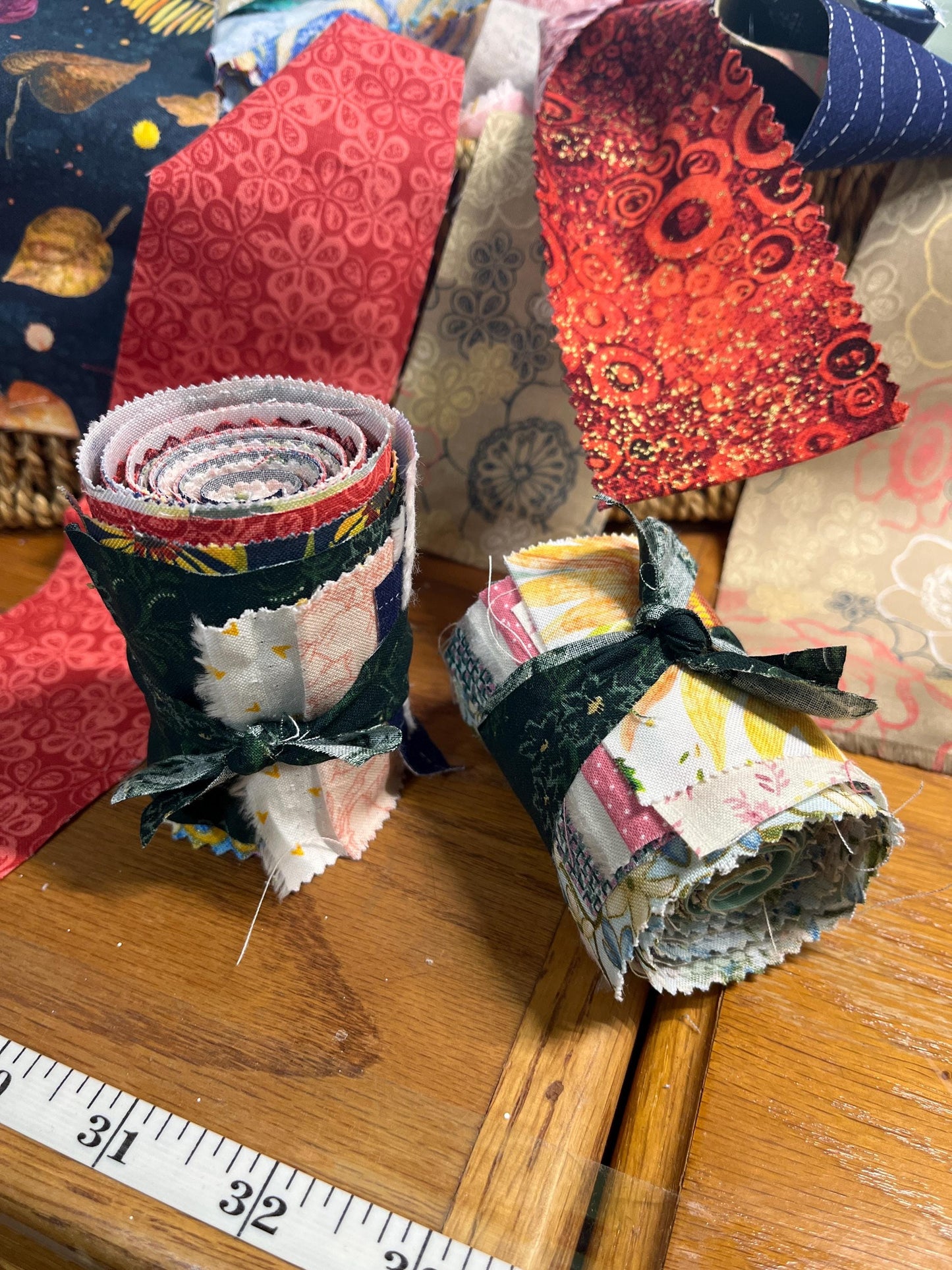 2.5” x 22” Cotton Fabric Strips Quilting & Crafting Scraps