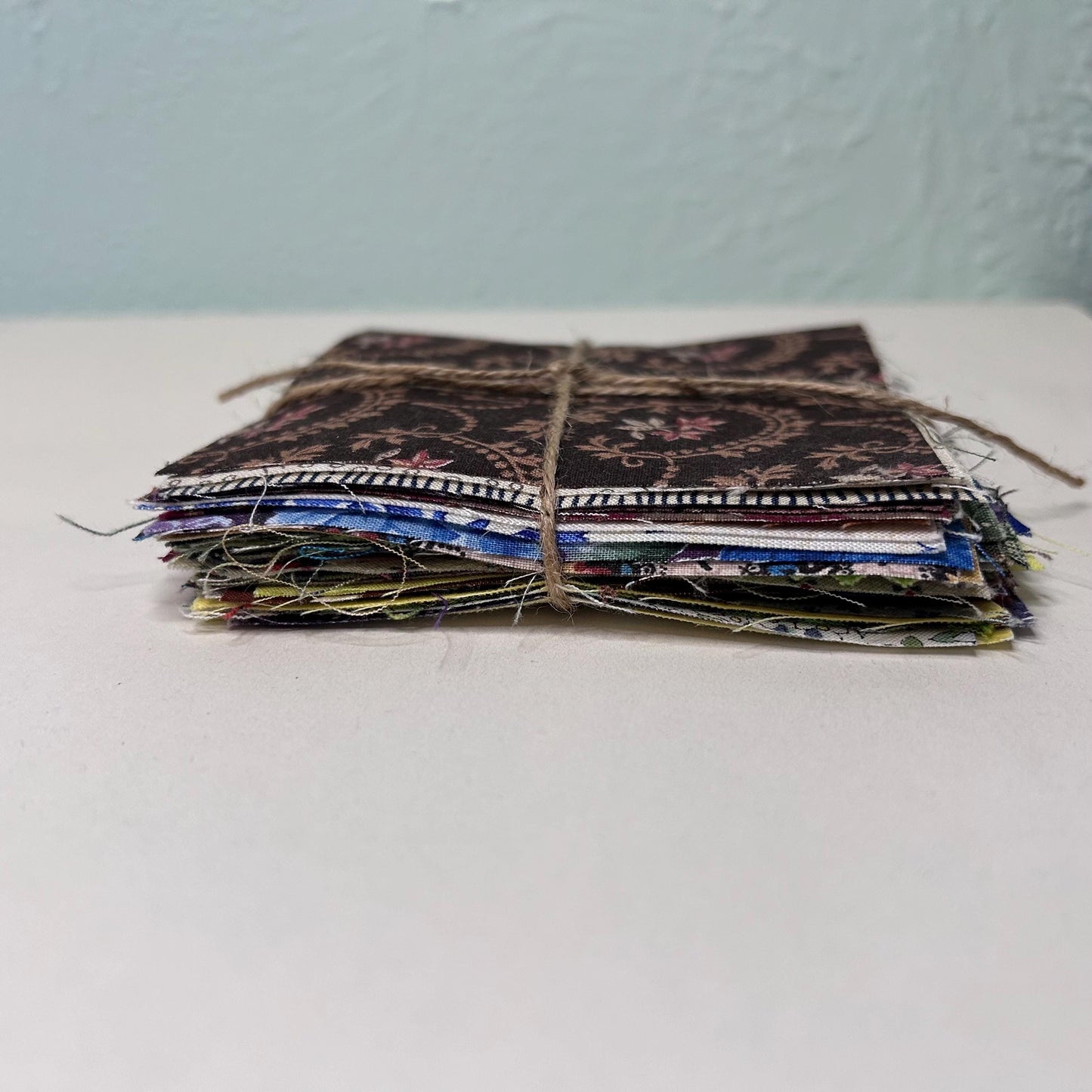 4" Squares Scrappy Cotton Fabric Bundles of 50