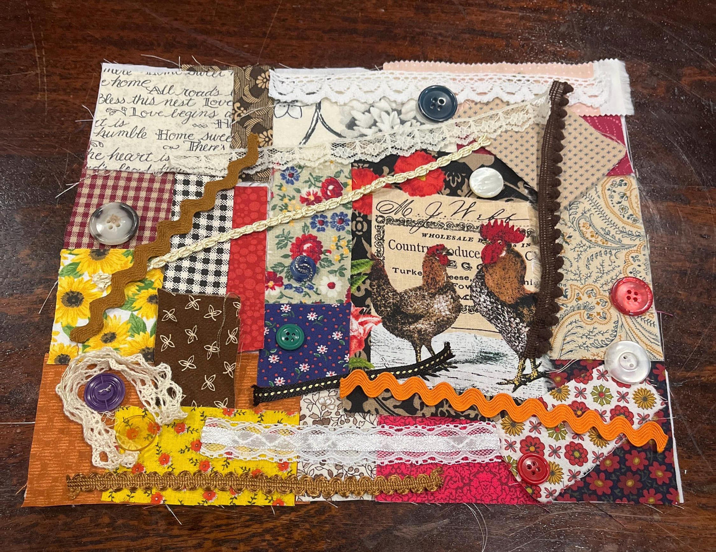 Slow Stitching Patchwork Bundle: Crazy Quilt Bundle